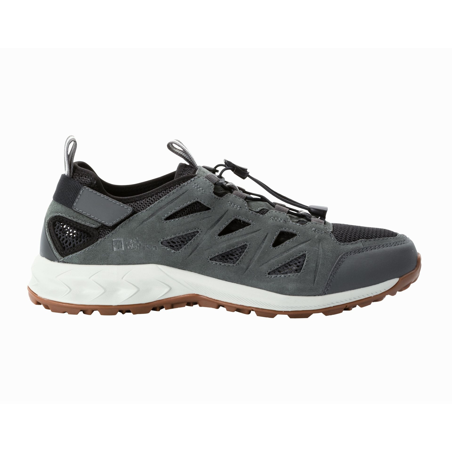 Buty męskie turystyczne Jack Wolfskin WOODLAND 2 HYBRID LOW M slate - 42,5