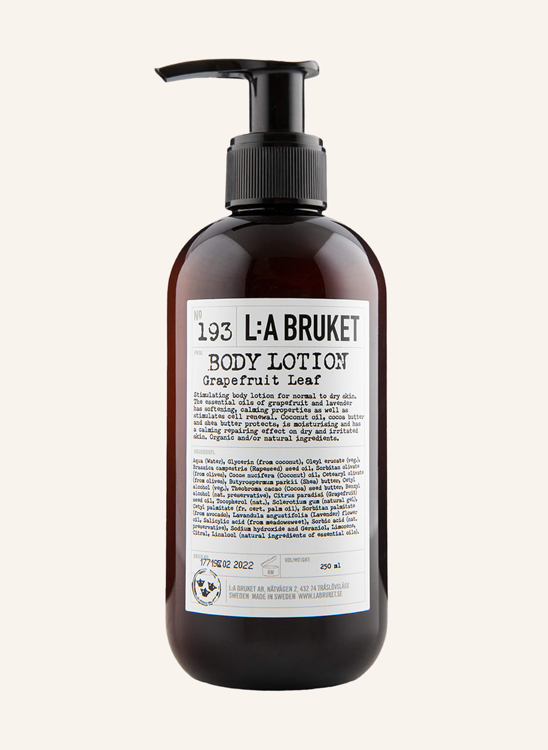 L:A Bruket Balsam Do Ciała braun