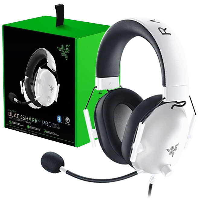 Słuchawki przewodowe - Gamingowe Razer BlackShark V2 X BIAŁE - Xbox PC iOS Nintendo Android PS