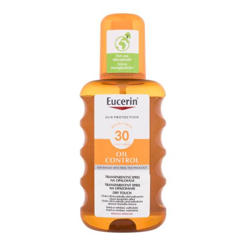 Eucerin Sun Oil Control Dry Touch Transparent Spray SPF30 preparat do opalania ciała 200 ml unisex