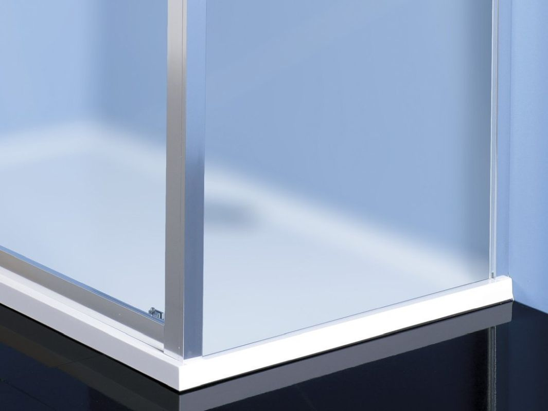 Polysan Easy Line Kabina prysznicowa prostokątna 120x100x190 cm drzwi przesuwne profile chrom szkło brick EL1238EL3438