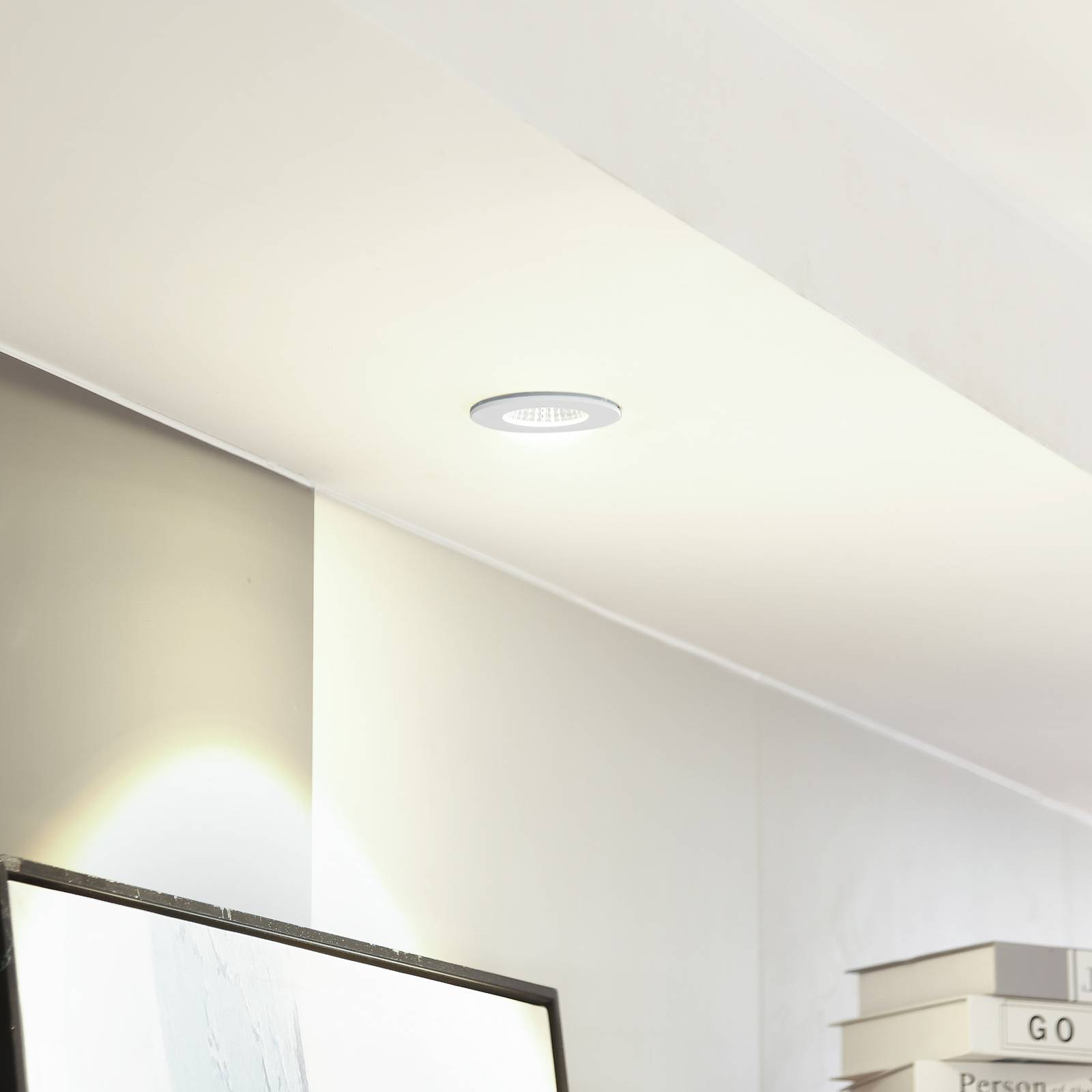 Arcchio LED downlight Lirin, biały, 3000K
