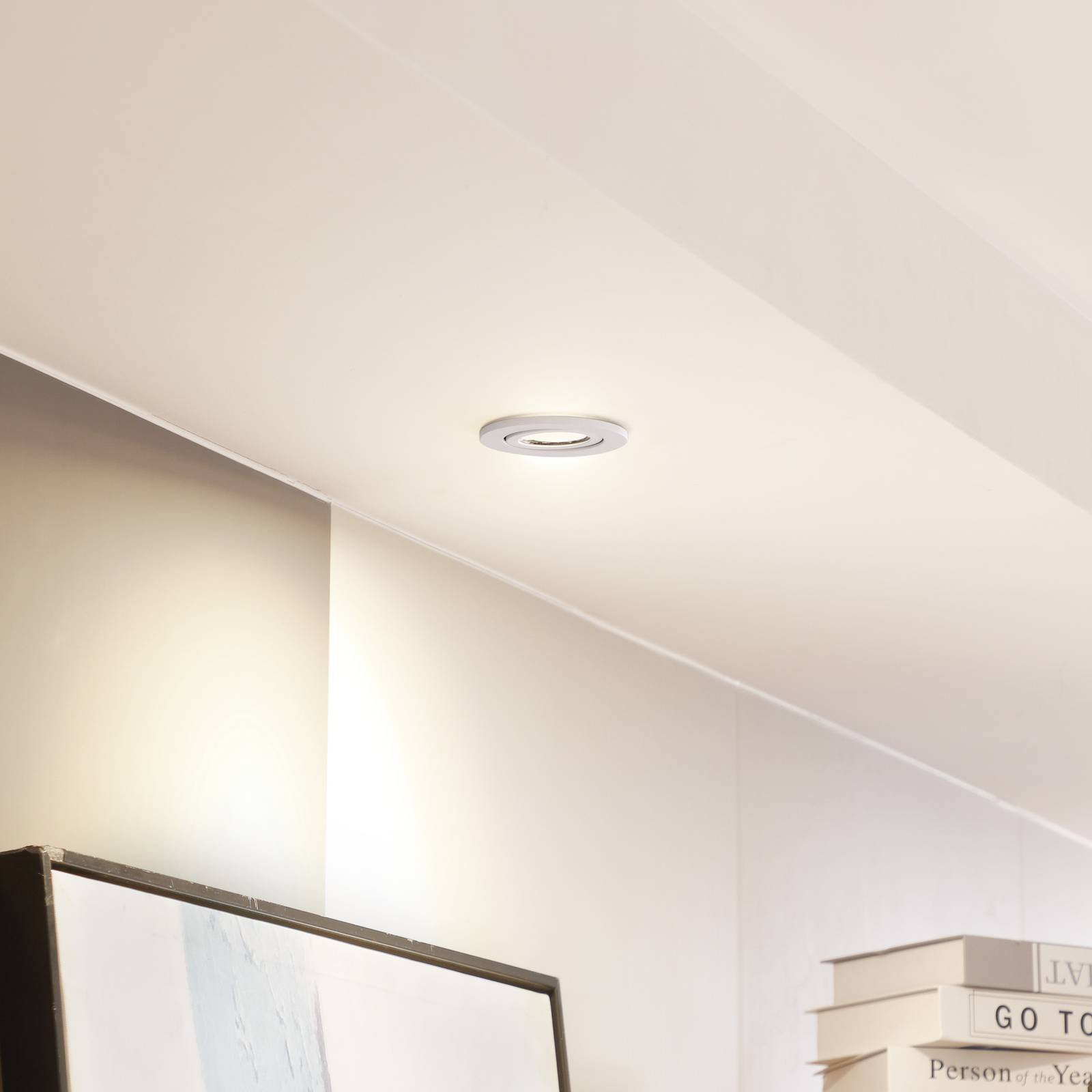 Arcchio LED downlight Eliar okrągły biały CCT obrotowy