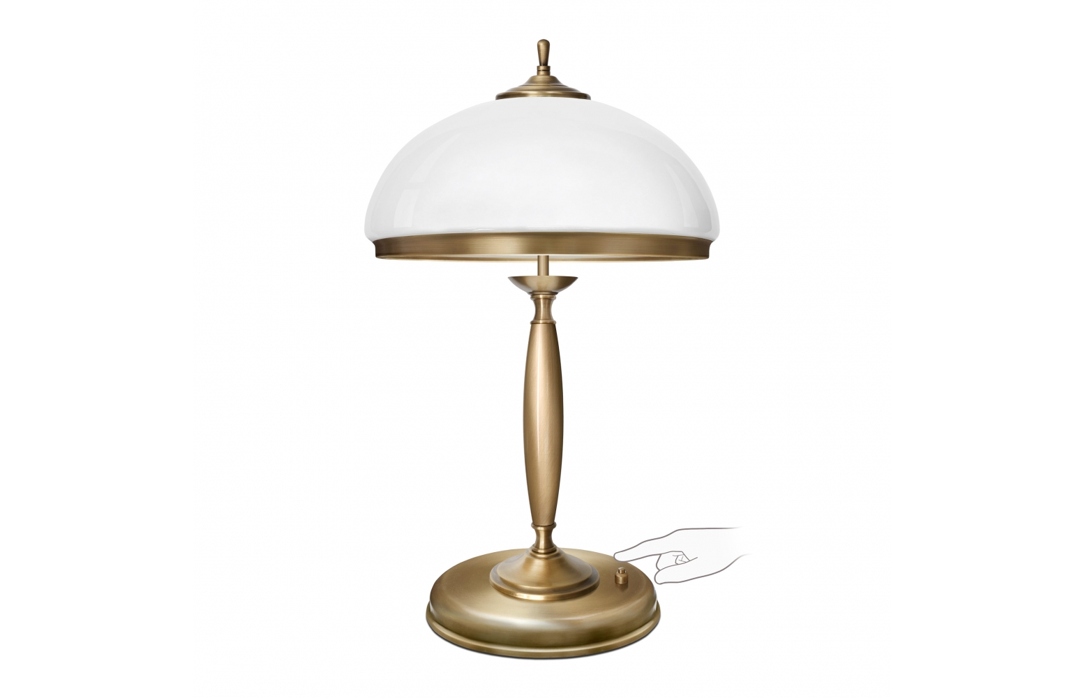 Lampa z mosiądzu na duże biurko CR-B2-P