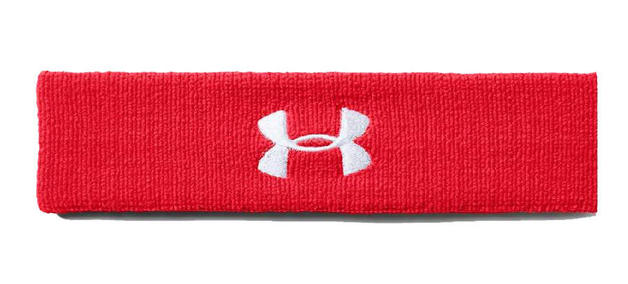 Opaska na głowę Under Armour UA PERFORMANCE Frotka czerwona