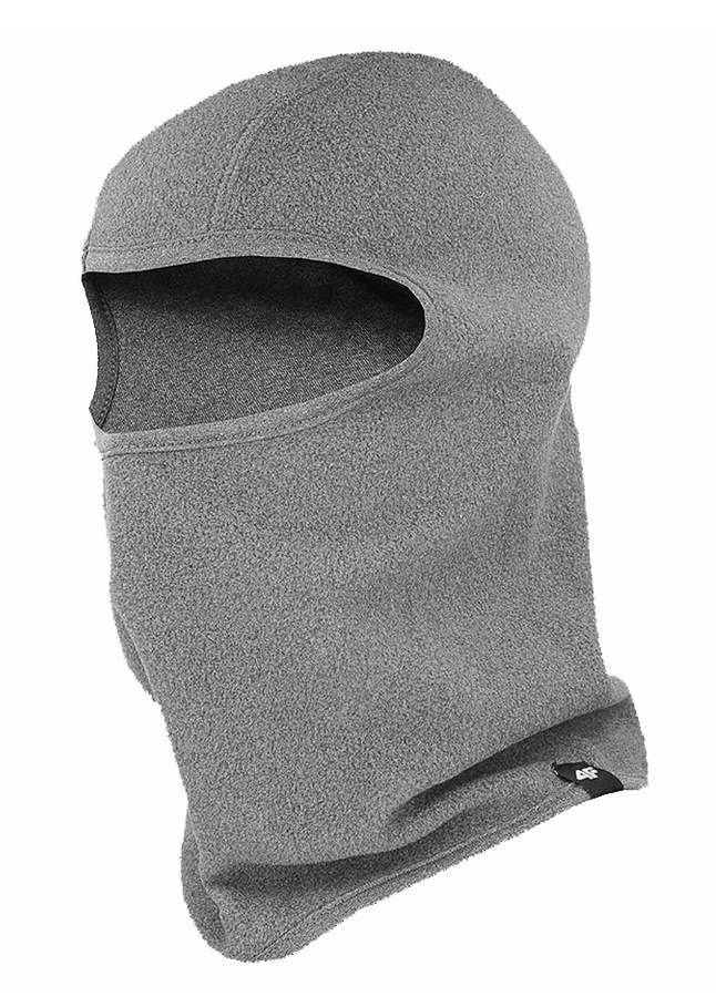 Kominiarka zimowa 4F narciarska z mikropolaru ABALU017 szara r L/XL