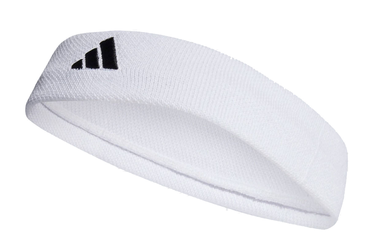 Opaska na głowę ADIDAS do biegania TENNIS Biała