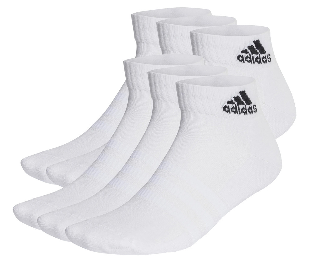Skarpety ADIDAS Białe Cushioned Ankle Socks 6 Par