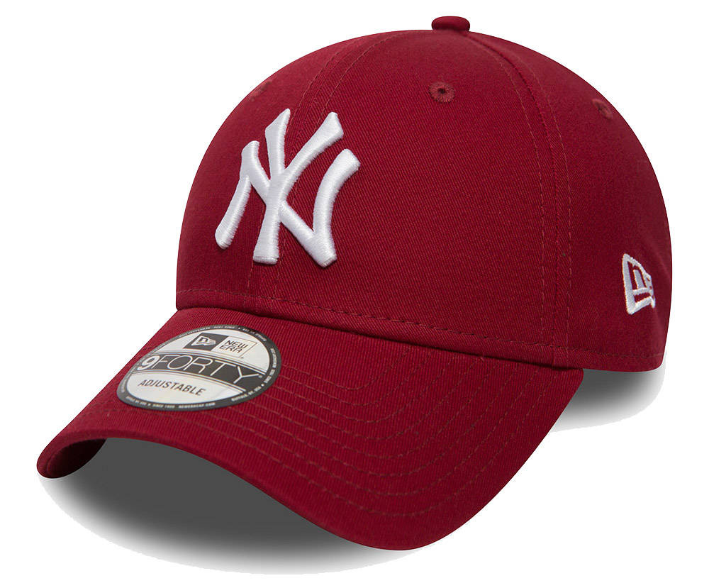 Czapka z daszkiem NEW ERA 9FORTY bordowa NYY Leag