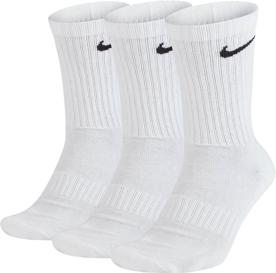 Skarpety długie NIKE Sportowe Everyday Cushion 3 PAK białe
