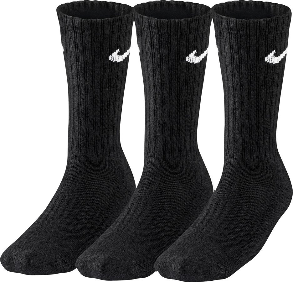 Skarpety NIKE Długie CZARNE Sportowe 3-PAK Męskie