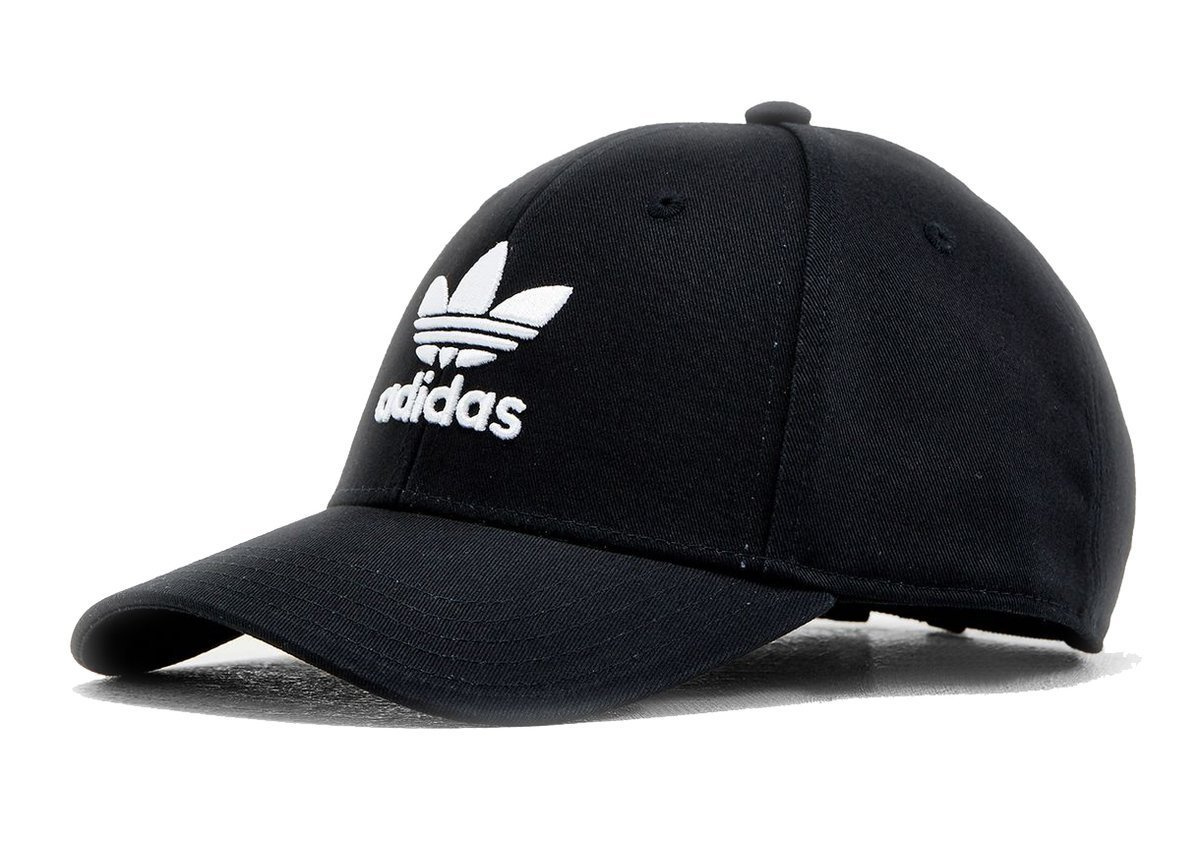Czapka z daszkiem ADIDAS Classic Trefoil ORIGINALS czarna bejsbolówka