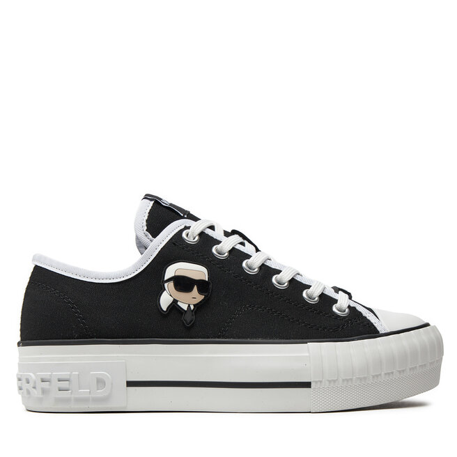Trampki KARL LAGERFELD KL60424 Black Canvas 900
