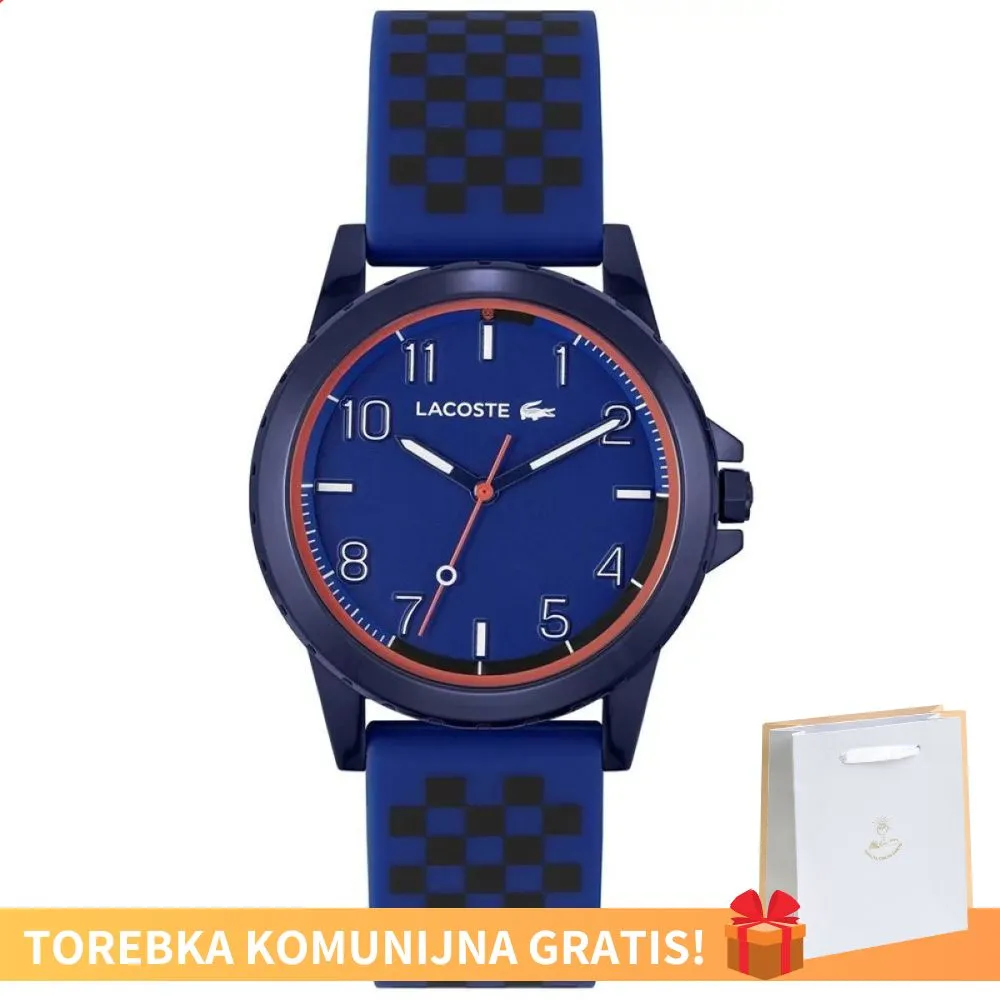 Dziecięcy Zegarek Lacoste Rider 2020148 granatowy z cyframi arabskimi