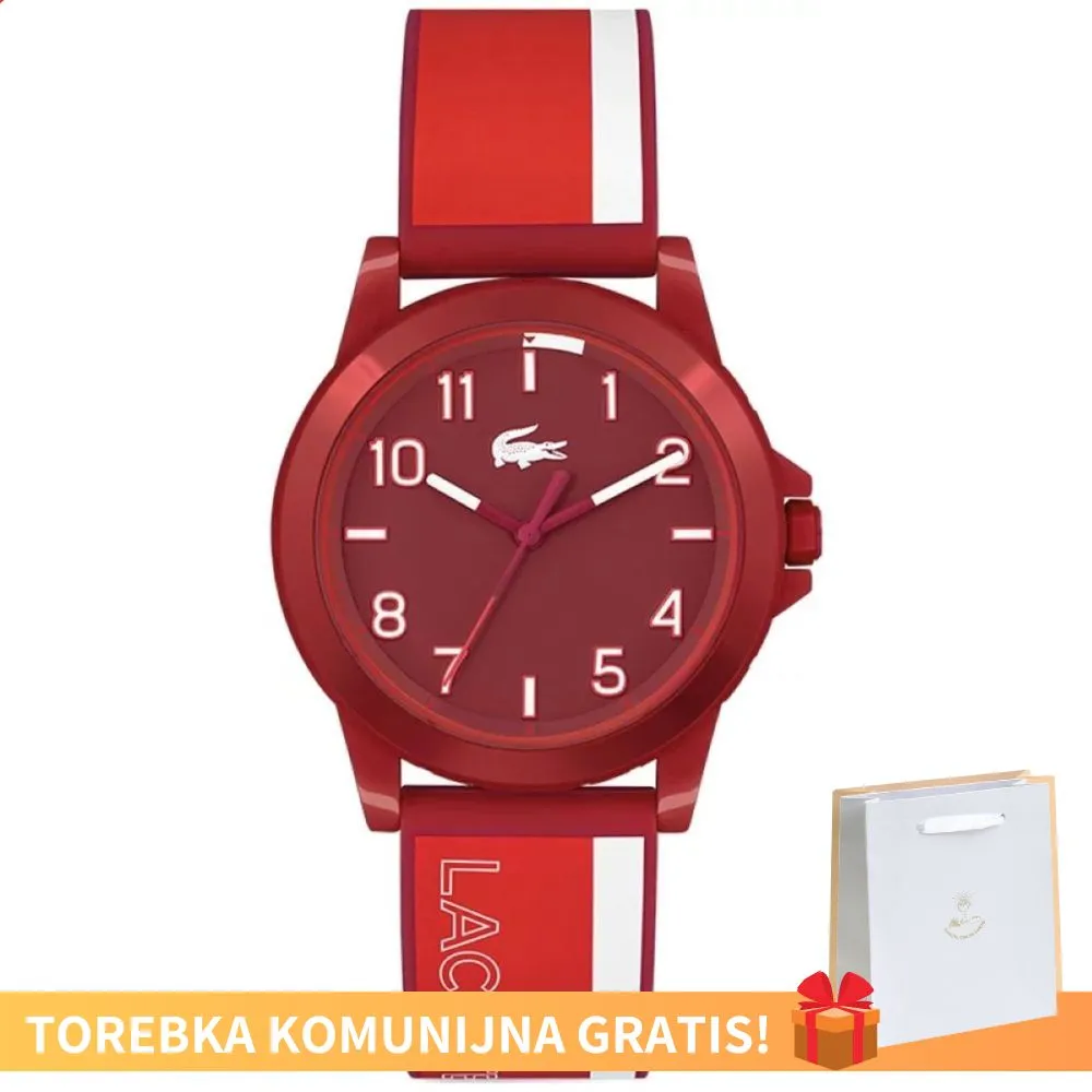 Dziecięcy zegarek Lacoste Rider 2030047 czerwony