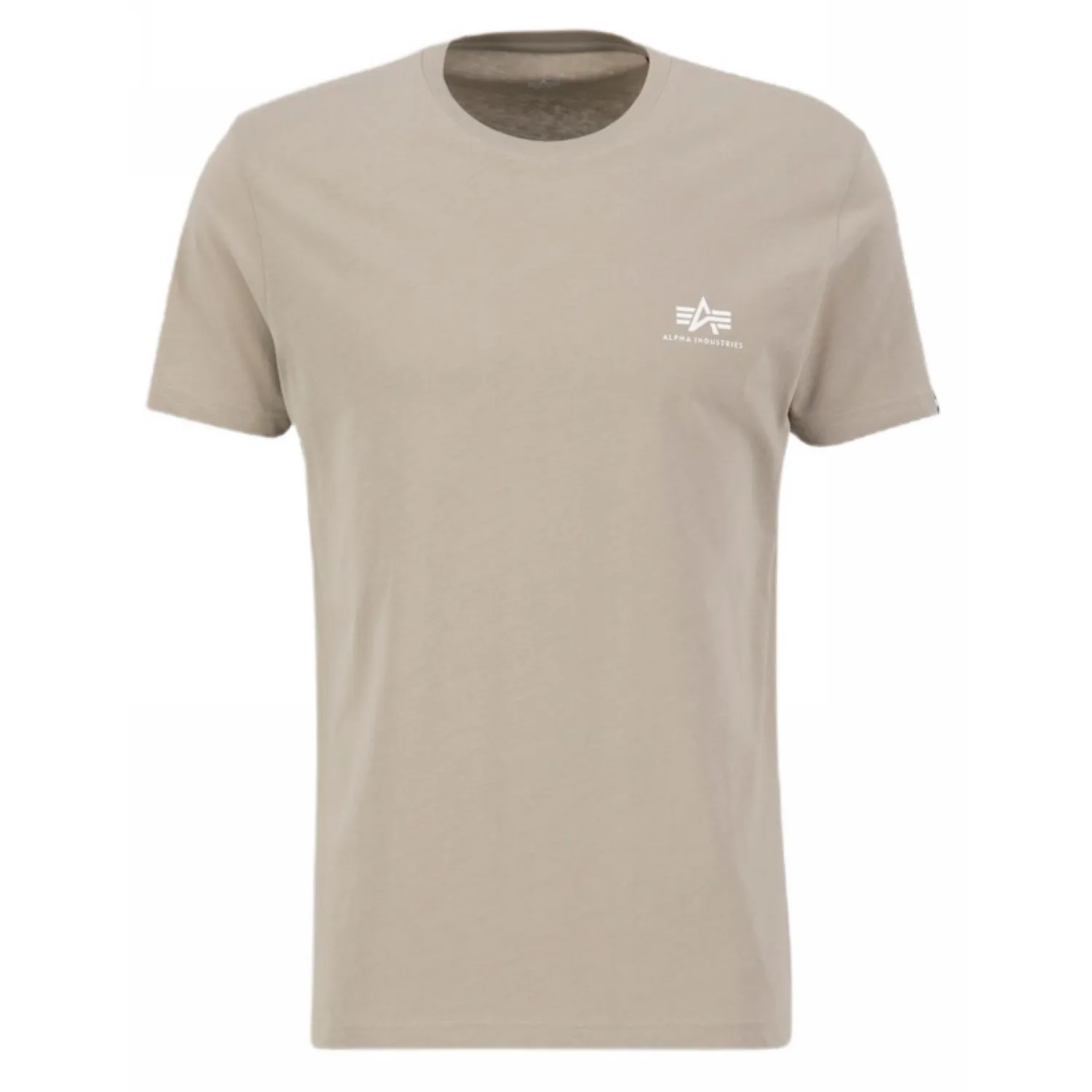 Koszulka Alpha Industries Small Logo Basic 188505 679 - Vintage Sand RATY 0% | PayPo | GRATIS WYSYŁKA | ZWROT DO 100 DNI