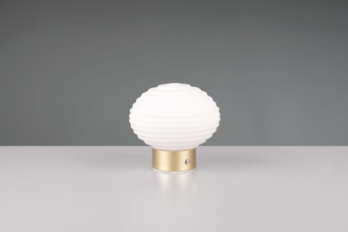 Earl lampa stołowa 1xLED/1,5W mosiądz/biała R57771101