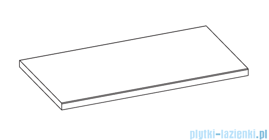 Elita blat 91x49cm marmur biały calacatta 167474