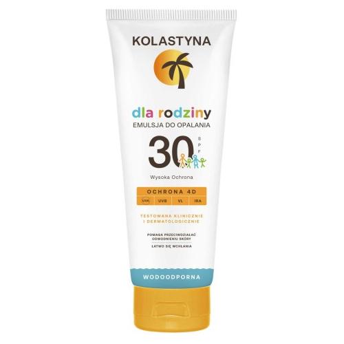 KOLASTYNA Emulsja do opalania dla rodziny SPF 30, 250 ml