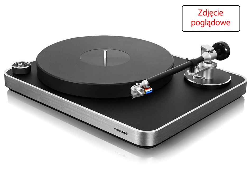 ClearAudio CONCEPT Edition TT045/TT047 + ramię TA035 + wkładka Concept V2 MM012 (czarny-srebrny)