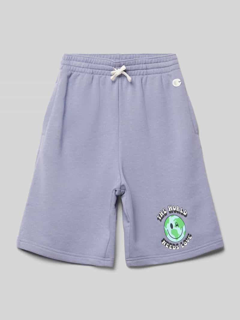 Bermudy z elastycznym pasem i tunelem