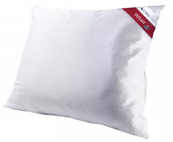 Poduszka antyalergiczna 70x80 Outlast biała z zamkiem 1200g Inter Widex