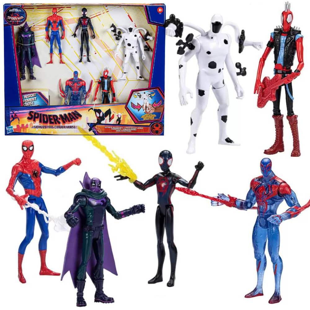 Hasbro Spider Man Zestaw 6 Figurek Ultimate Showdown F6100