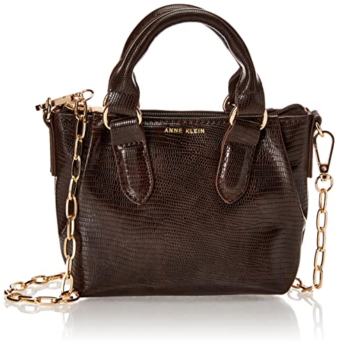Anne Klein Jaszczurka mini crossbody, Czekolada Midnight, Jeden rozmiar, Anne Klein Jaszczurka Mini crossbody