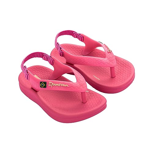 Ipanema Chłopięce uniseks dziecięce klapki Anatomica Soft Baby Flipflop, różowe/różowe, 19 EU, różowy, 19 EU