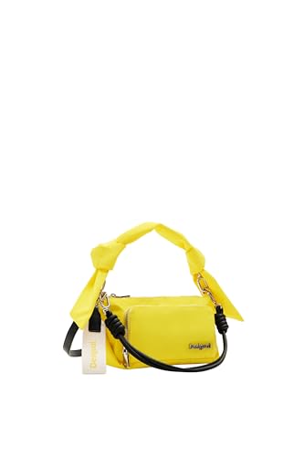 Desigual Women's PRIORI Urus Accessories Nylon Across Body Bag, Yellow, żółty