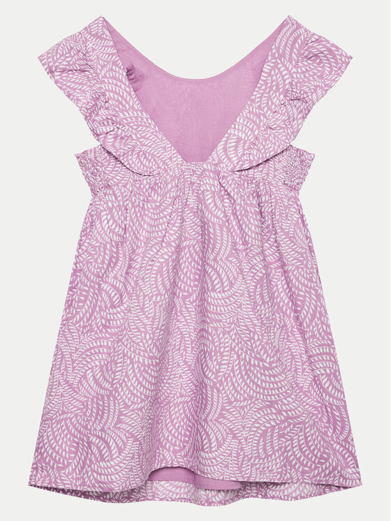United Colors Of Benetton Sukienka letnia 4YP7CV027 Fioletowy Regular Fit