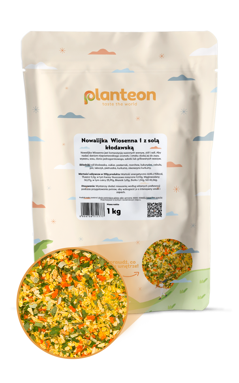 Nowalijka Wiosenna I z solą kłodawską 1kg