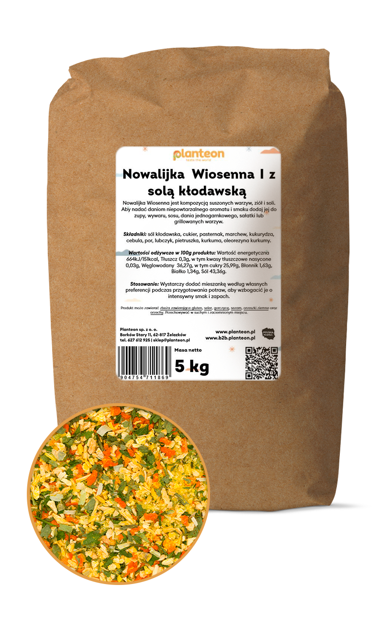 Nowalijka Wiosenna I z solą kłodawską 5kg