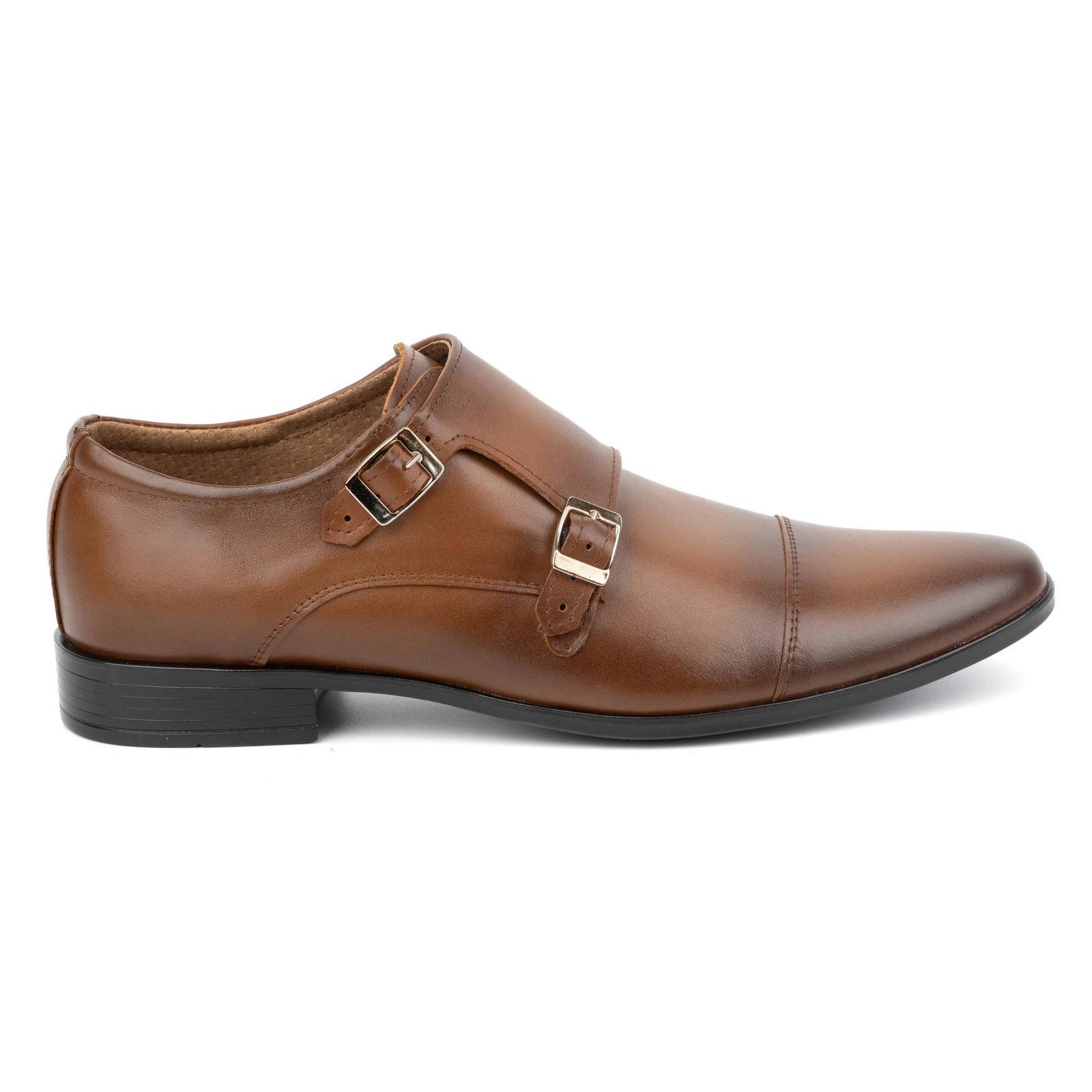 Skórzane buty wizytowe Monki 306LU brązowe - Buty Olivier