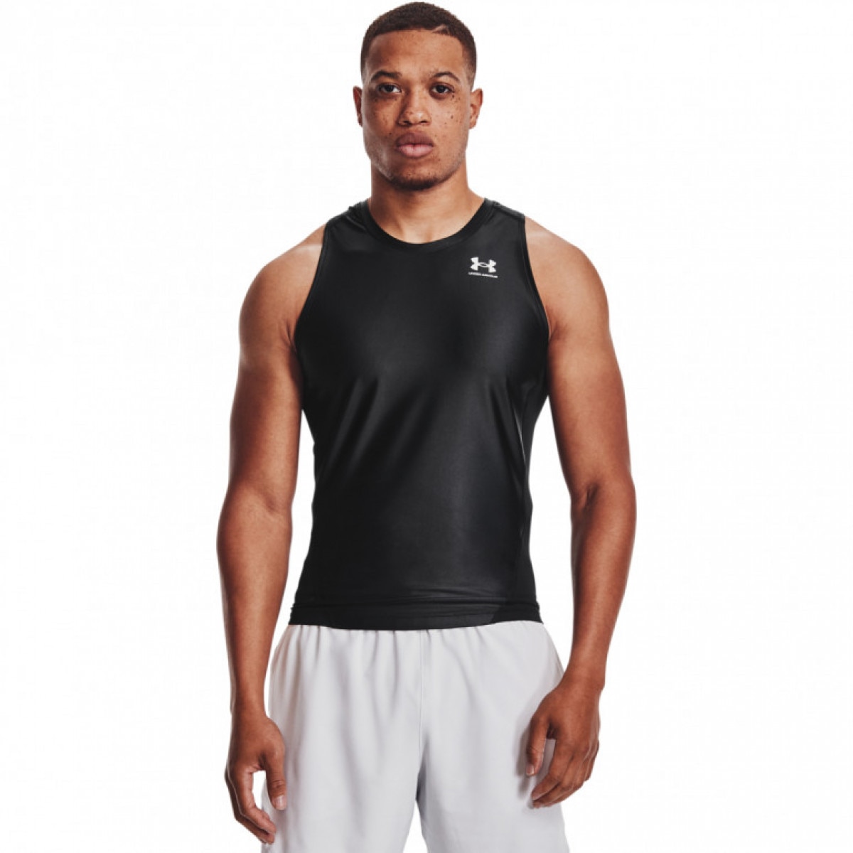 Męski top treningowy Under Armour UA HG IsoChill Comp Tank - czarny - UNDER ARMOUR