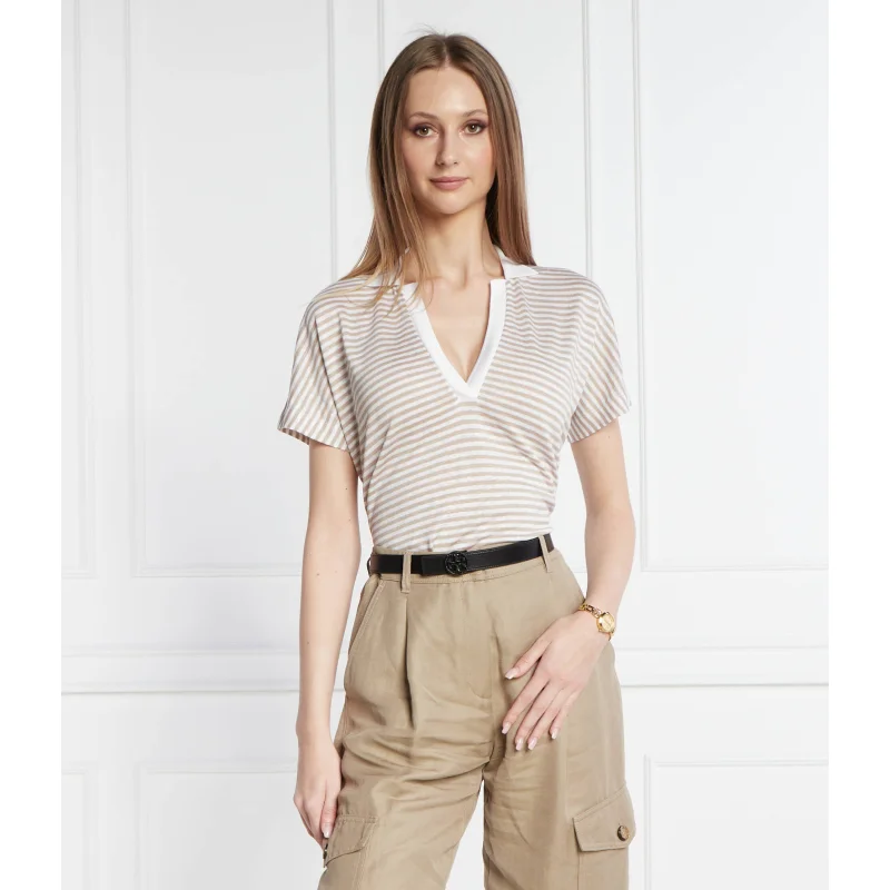 BOSS BLACK Lniany t-shirt | Regular Fit