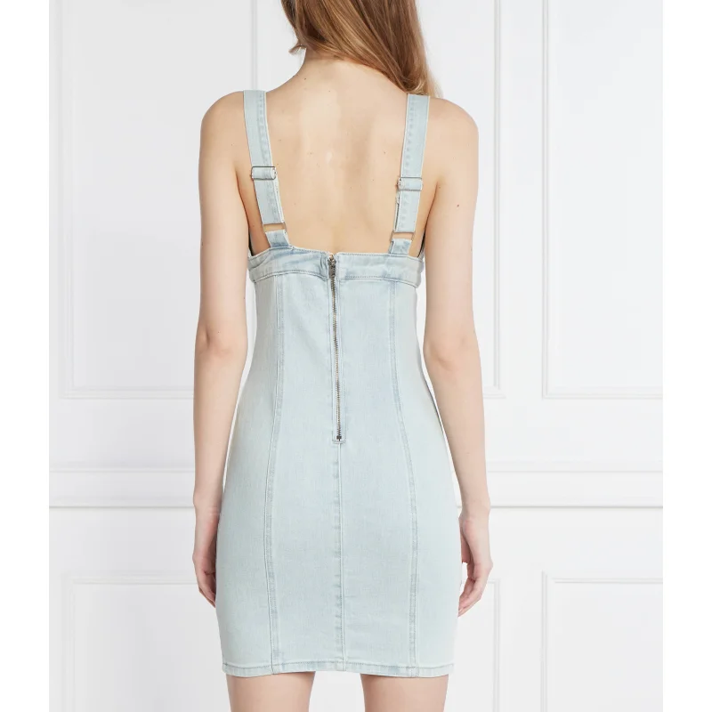 GUESS Sukienka AIDA DENIM DRESS | regular waist