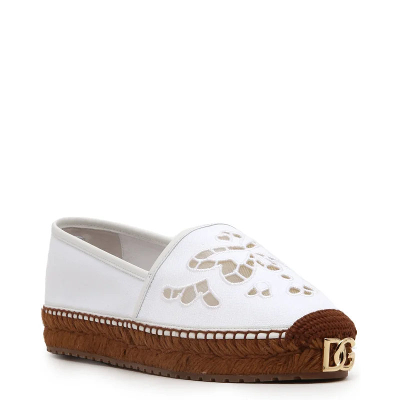 Dolce & Gabbana Skórzane espadryle