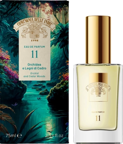 COMPAGNIA DELLE INDIE ORCHIDEA LEGNI DI CEDRO [11] - woda perfumowana Orchidea i Drzewo Cedrowe (75 ml)