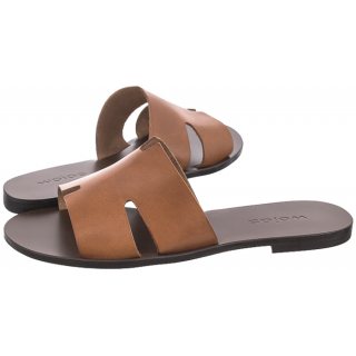 Klapki Brązowe 74008-53 (WO194-b) Wojas