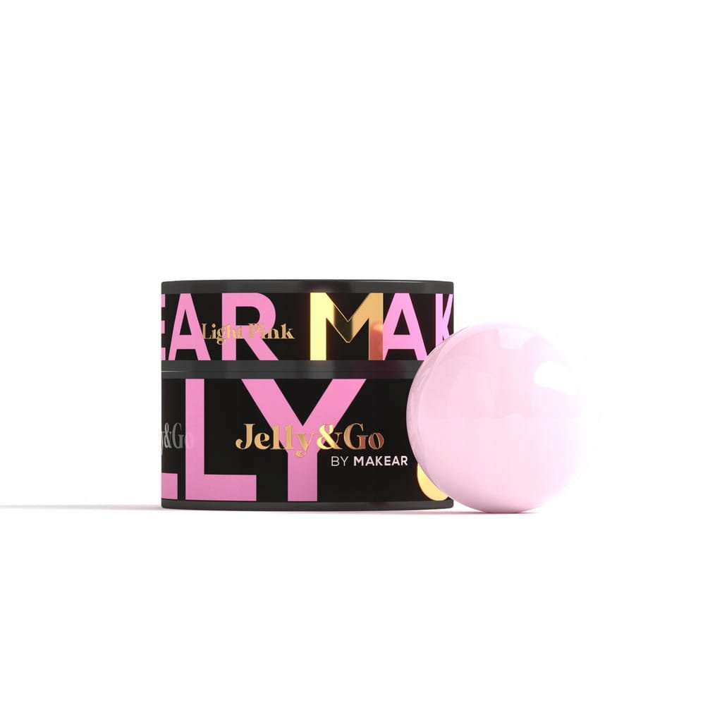 Makear, Jelly&Go Light Pink JG02, Żel budujący do paznokci, 50ml