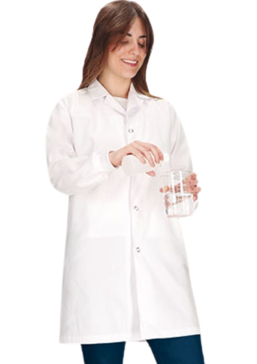 Fartuch laboratoryjny damski na napy roz. S