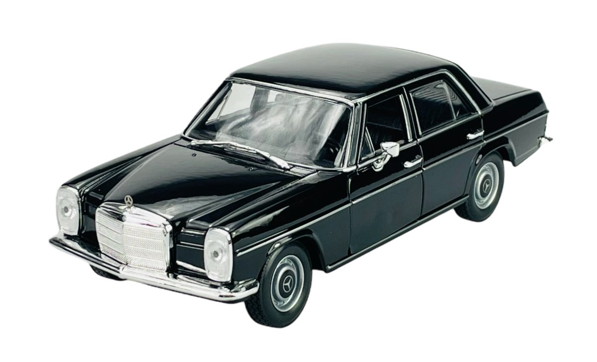 WELLY MERCEDES - BENZ 220 W114 CZARNY 1:24 SAMOCHÓD NOWY METALOWY MODEL