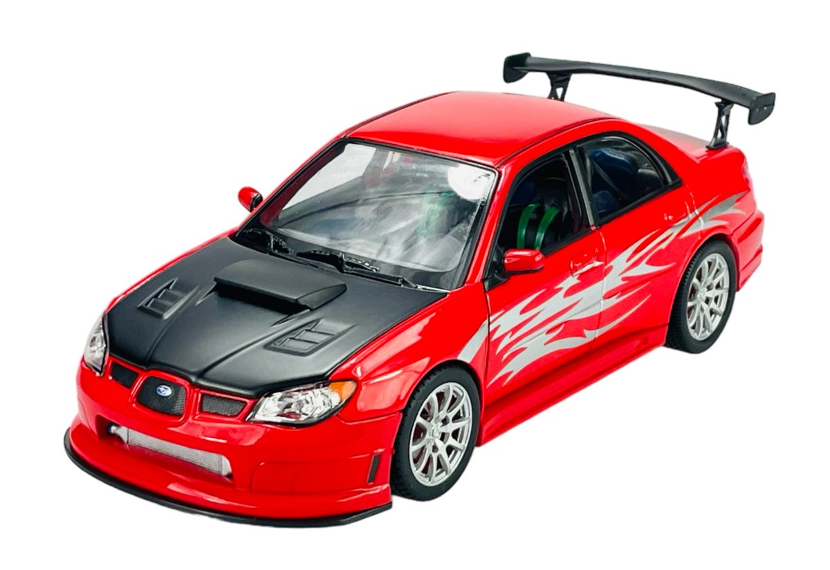 WELLY SUBARU IMPREZA WRX STI CZERWONY 1:24 SAMOCHÓD NOWY METALOWY MODEL
