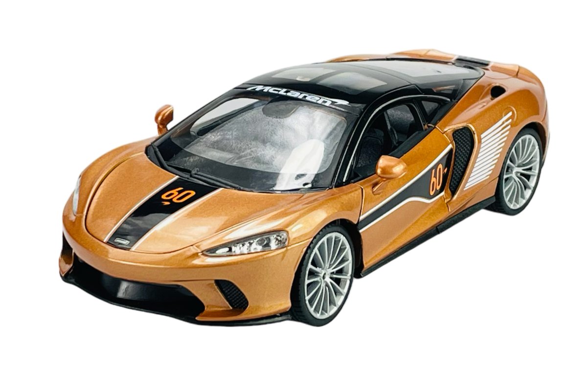 WELLY McLAREN GT 60th ANNIVERSARY ZŁOTY 1:24 SAMOCHÓD NOWY METALOWY MODEL