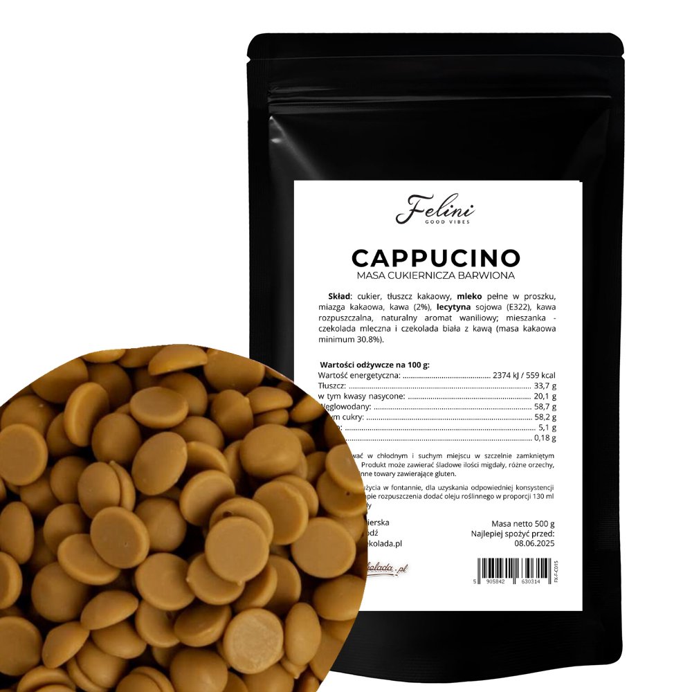 Felini czekolada cappucino 30,8% 500g