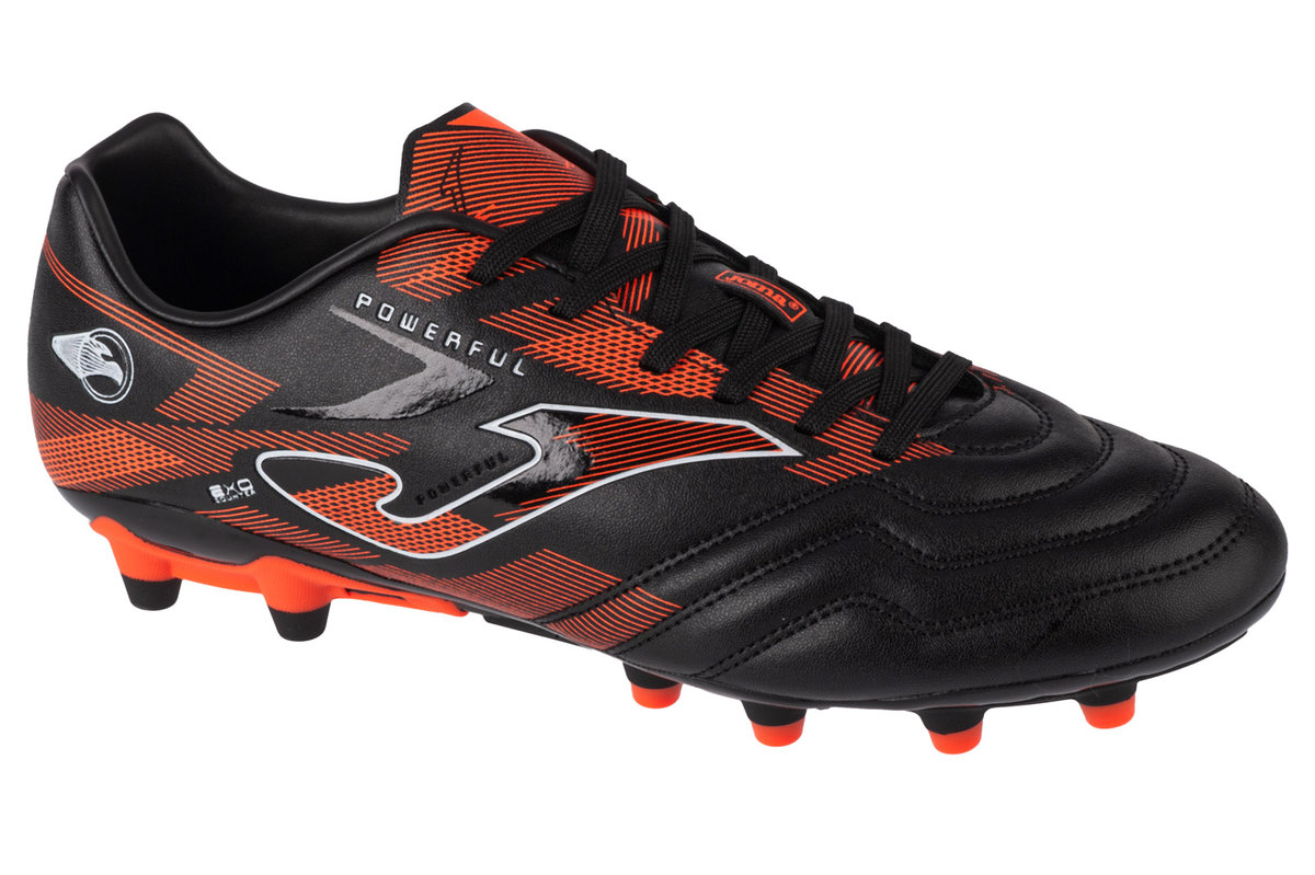 Joma Powerful 2401 FG POWS2401FG, Męskie, buty piłkarskie - korki, Czarne