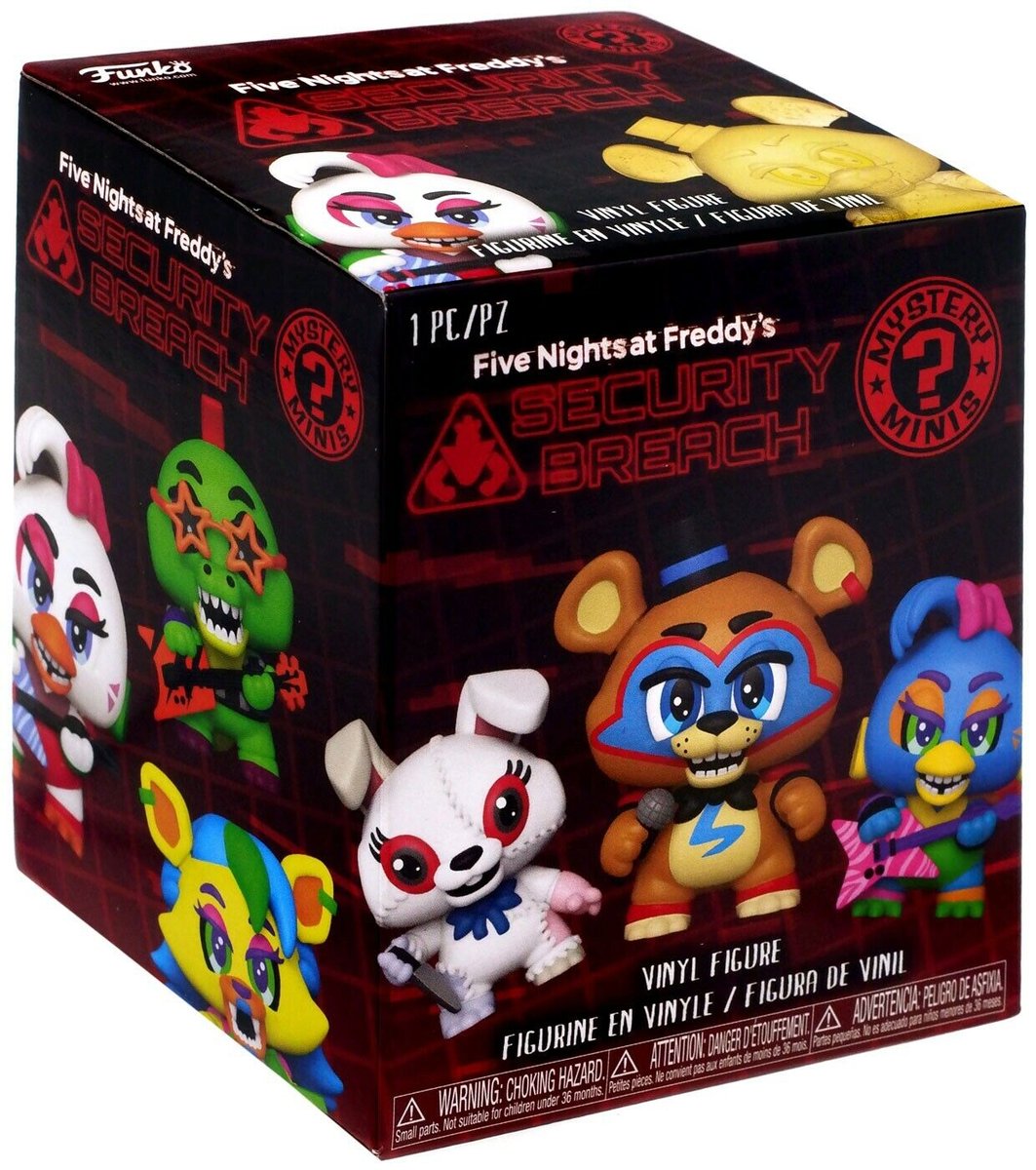 five nights at freddy's mystery mini figurka funko pop! security breach fnaf