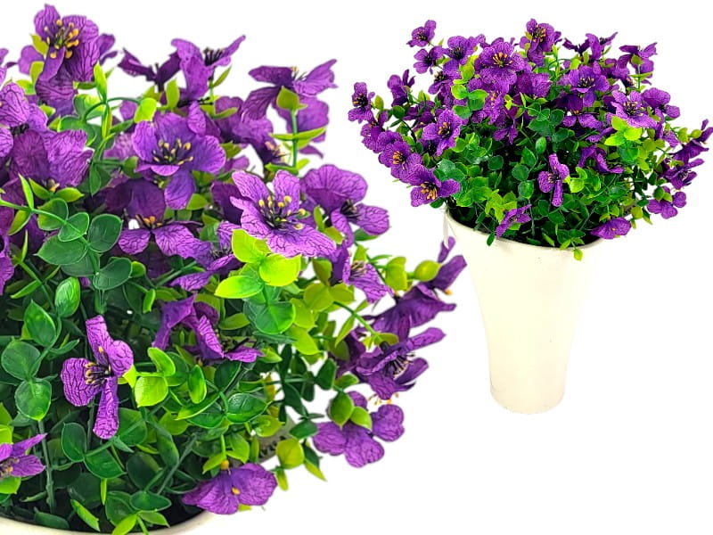 Sztuczna Petunia Pelargonia Surfinia Kwiaty na Balkon