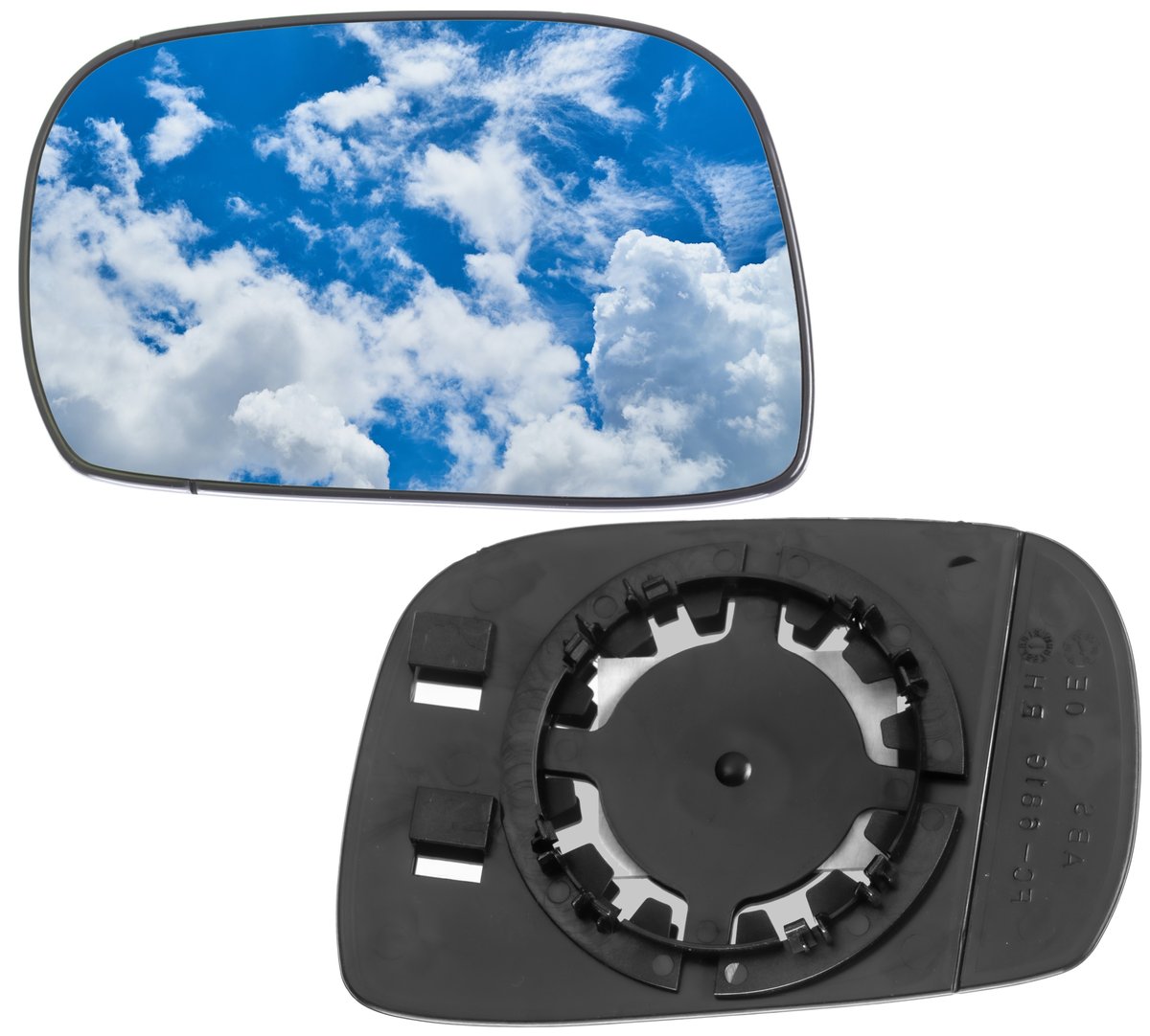 WKŁAD LUSTERKA LEWY SUZUKI WAGON R+ 2000-2008